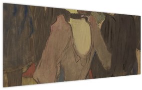 Kép - Henri de Toulouse-Lautrec, La Goulue and Her Sister, reprodukciók (120x50 cm)