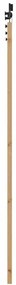 Csúszóajtó ORKDAL Barna 86 x 211 cm Fa és fém