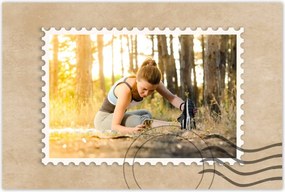 Poszterek 120x80 Stretching a természetben