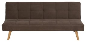 Barna zsenília kinyitható kanapé 175 cm – Ixia