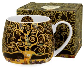 Klimt porcelán nagy bögre díszdobozban Életfa 430 ml