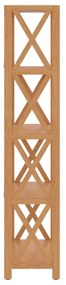 5 szintes tömör tölgyfa polc 80x30x146 cm