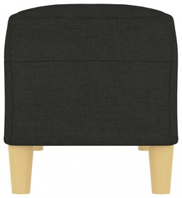 fekete szövet pad 100 x 35 x 41 cm