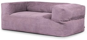 Lila kordbársony babzsákfotel Sofa MooG – SLOWDOWN