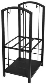 Wood stand with accessories PK011