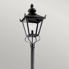 Elstead klasszikus kandeláber grampian fekete átlátszó elsgp1-black