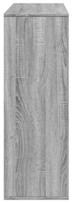 szürke sonoma színű szerelt fa térelválasztó 100 x 33 x 94,5 cm