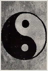 Poszter Alumínium Keret Harmónia Egyensúly Yin Yang Raszter Grafika 40x60