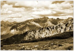 Poszterek 155x105 Tátra Lengyel hegyek Kilátás