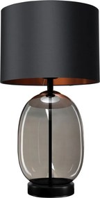 Kaspa SALVADOR BLACK 41126102 Asztali lámpa 1x25W/E27 IP20
