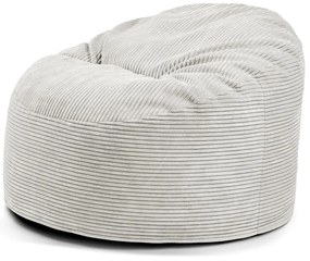 Krémszínű kordbársony gyerek babzsákfotel Om 85 – SLOWDOWN