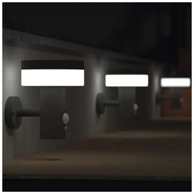 LED napelemes fali lámpa szenzorral LED/2W/3,7V 1200 mAh IP44