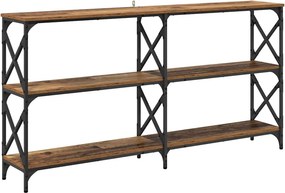 vidaXL Konzolasztal Öreg fa 156 x 28 x 80,5 cm Faanyag