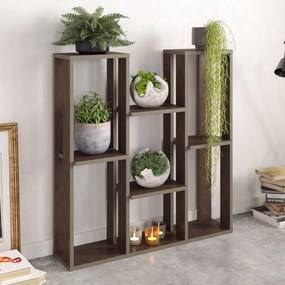 könyvespolc Nevada - Walnut