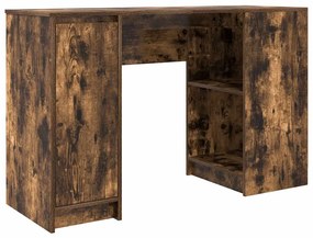 füstös tölgy színű szerelt fa íróasztal 120x42x76 cm