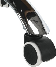 Irodai szék lábtartóval, textilbőr barna, DRAKE