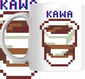 Bögre Nyomtatott Kávé Geek Retro Gaming Pixel Munka Iroda Ajándék