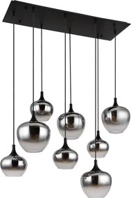 Globo 15548-8H - Kábelcsillár MAXY 8xE27/40W/230V fekete