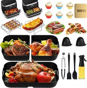 Akcesoria Olajsütőhöz 17 részes Air Fryer Készlet Ninja AF500EU-hoz