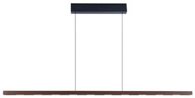 Immax NEO 07309L-LED dimmelhető drótkábeles csillár érzékelővel MADEIRA 37W/230V 157 cm dió