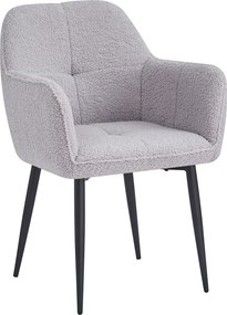 Étkezőszék, szürke/fekete, SENER