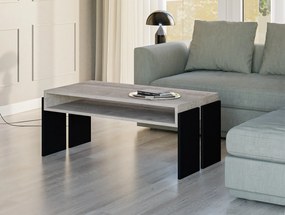 Dohányzóasztal Ramea (platinum grange tölgy + fekete). 1055236