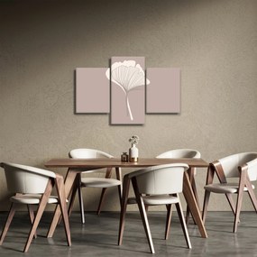Kép - Bézs színű levelek N⁰3 (90x60 cm)