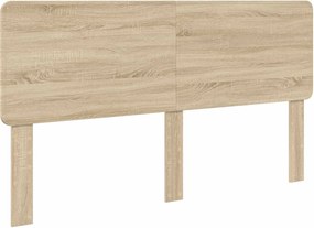 vidaXL Fejtámla Sonoma tölgy 200 cm Faanyag