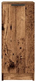 antik fa színű szerelt fa cipősszekrény 29,5x35x70 cm