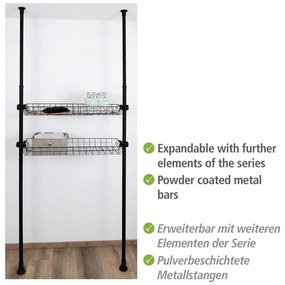 Fém gardrób rendszerező készlet 2 db-os Herkules – Wenko