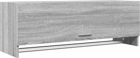 vidaXL szürke sonoma színű szerelt fa ruhásszekrény 100 x 32,5 x 35 cm