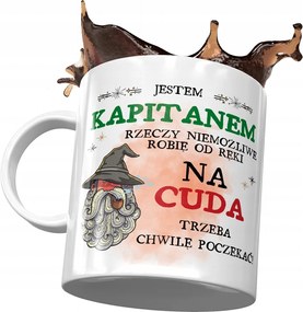 Bögre Kapitánynak A Csodákra Várni kell Nyomtatott Fotóval