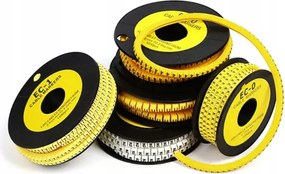 Kábeljelölők A-z 2.5-4mm 2600db-os szett EC-1 ábécé