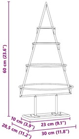 Fém karácsonyfa állvánnyal Arany 60 cm Porszórt Acél