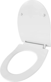 Wc-ülőke Fehér duroplast strapabíró kialakítás kényelmes stílusos