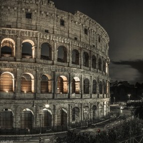 Poszter 20x20cm Híres Colosseum Rómában 3, Assaf Frank