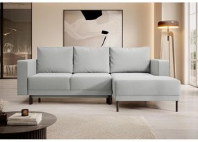 Sarokkanapé Rodriguez mini (J) (szürke + fekete) . 1099545