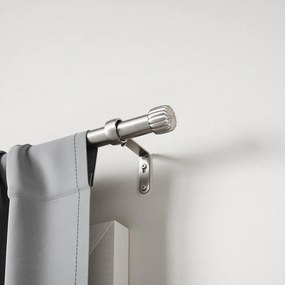 Ezüstszínű acél bővíthető függönykarnis 168 - 305 cm Cleo – Umbra