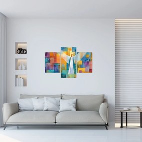Kép - Geometrikus angyal (90x60 cm)