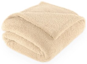 Bézs mikroplüss takaró 150x200 cm Cocoon – Tiseco Home Studio