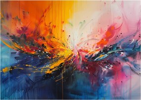Kép - Színes absztrakció (70x50 cm)