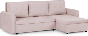 TOKYO Kinyitható sarokkanapé Rózsaszín
