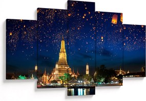 Kép - A boldogság lámpásai, Bangkok (150x105 cm)