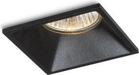 RENDL ZURI SQ süllyesztett lámpa fekete 230V GU10 35W