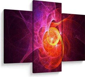 Modern absztrakt kép (90x60 cm)