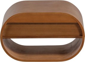 Natúr színű többszintes fali polc 39 cm Momo – WOOOD