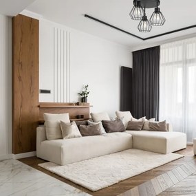 Felületre szerelhető csillár AUDREY 3xE27/60W/230V fekete