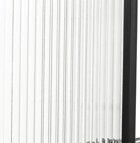 Soho Square Black 90 szögletes zuhanykabin zuhanytálca nélkül