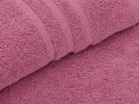Fürdőlepedő CLASSIC COLOR 70 x 140 cm antik rózsaszín, 100% pamut