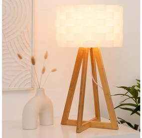 Atmosphera Atmosphera - Asztali lámpa MOKI 1xE14/40W/230V bambusz P6493